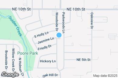 Map image of the property - 3712 Woodside Dr