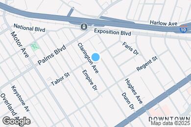 Map image of the property - 3614 Clarington Ave