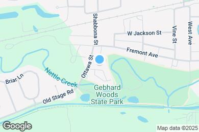 Map image of the property - Ravine Woods Apartments