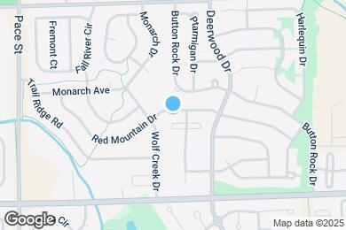Map image of the property - 1419 Red Mountain Dr
