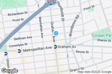 Map image of the property - 376 Graham Ave