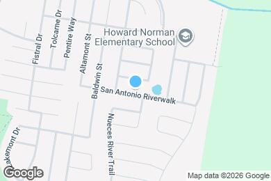 Map image of the property - 312 San Antonio Riverwalk