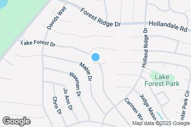 Map image of the property - 331 Lake Forest Dr
