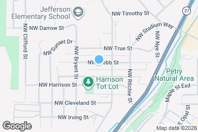 Map image of the property - 317 NW Webb St