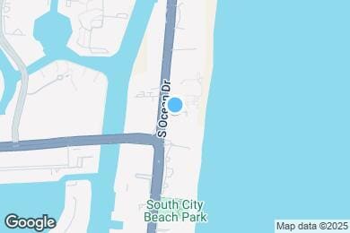 Map image of the property - 4011 S Ocean Dr