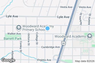 Map image of the property - 1847 Walker Ave