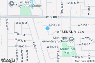 Map image of the property - 5729 S 2400 W