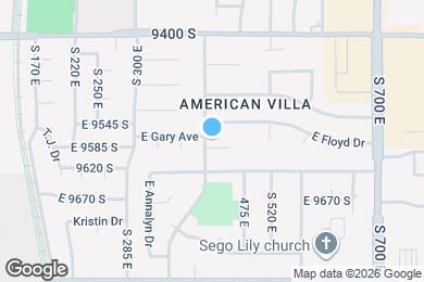 Map image of the property - 9571 S David St