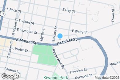 Map image of the property - 538 E Market St