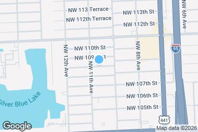 Map image of the property - 1061 NW 108th Ter