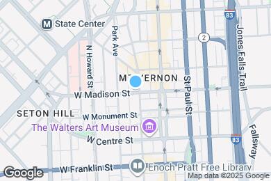 Map image of the property - 800 Cathedral St