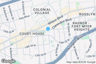 Map image of the property - 2000 Clarendon Blvd