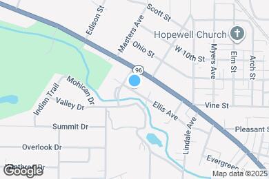 Map image of the property - 834 Ellis Ave