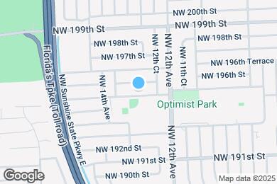 Map image of the property - 1281 NW 195th St