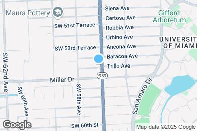 Map image of the property - 5490 SW 57th Ave