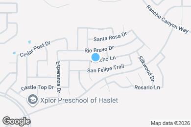 Map image of the property - 825 Poncho Ln