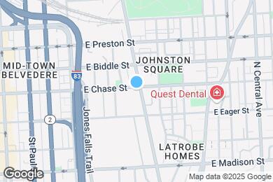 Map image of the property - 615 E Chase St