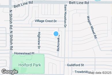 Map image of the property - 2104 Richland Dr