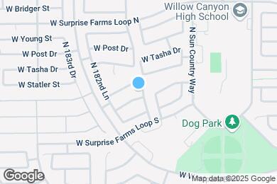 Map image of the property - 16130 N 181st Ave