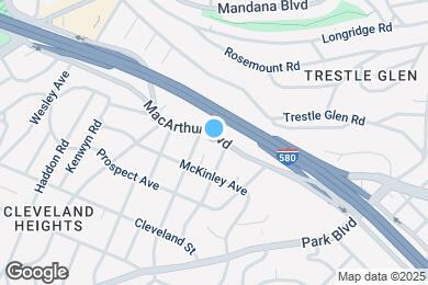 Map image of the property - 869 MacArthur Blvd
