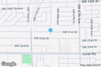 Map image of the property - 7028 SW 21st St