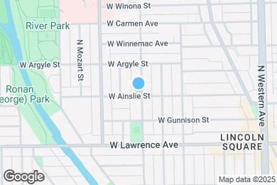 Map image of the property - 4912 N Washtenaw Ave