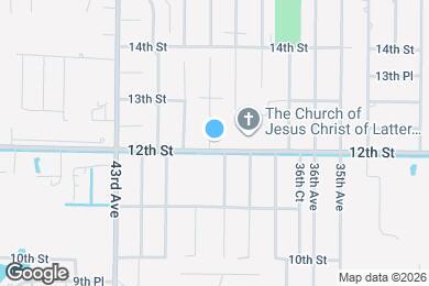 Map image of the property - 1210 40th Ave