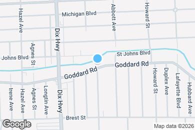 Map image of the property - Goddard Apartments