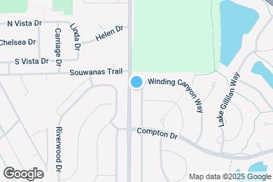 Map image of the property - 220 Winding Canyon Way