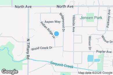 Map image of the property - 667 Indian Ridge Dr