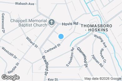Map image of the property - 812 Cantwell St