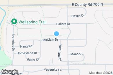 Map image of the property - 10522 McClain Dr