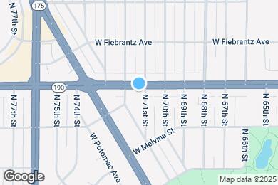 Map image of the property - 7109 W Capitol Dr