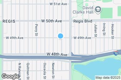 Map image of the property - 3700 W 49th Ave