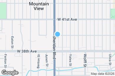 Map image of the property - 3880 1/2 Sheridan Blvd