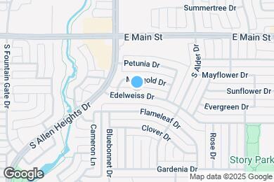 Map image of the property - 1317 Edelweiss Dr