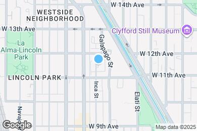 Map image of the property - 1150 Inca St