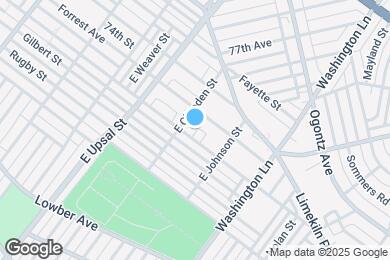 Map image of the property - 7535 Thouron Ave