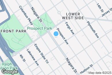 Map image of the property - 617 Niagara St