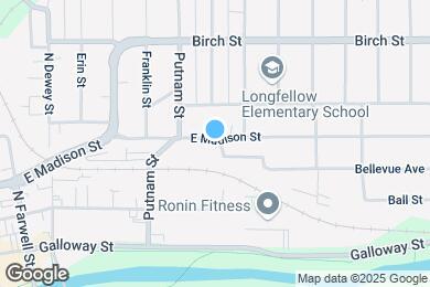 Map image of the property - 1025 E Madison St