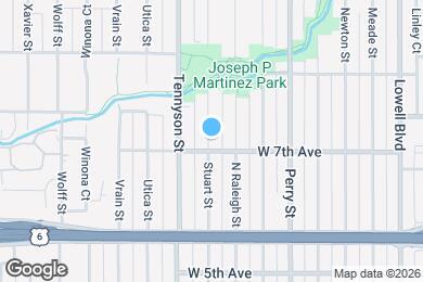 Map image of the property - 710 Stuart St