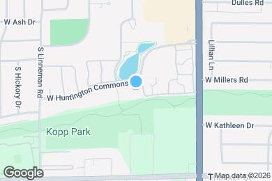 Map image of the property - 601 W Huntington Commons Rd