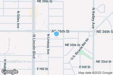Map image of the property - 725 E Eubanks St