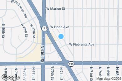 Map image of the property - 7429 W Beckett Ave