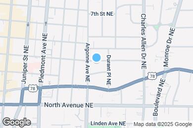 Map image of the property - 317 4th St NE