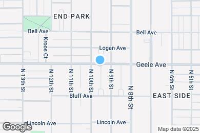 Map image of the property - 919 Geele Ave