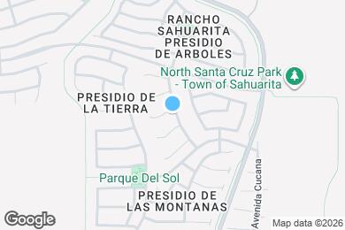 Map image of the property - 174 E Corte Rancho Centro