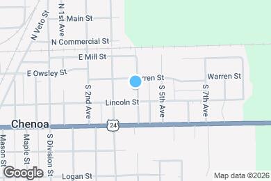 Map image of the property - 214 S 4th Ave