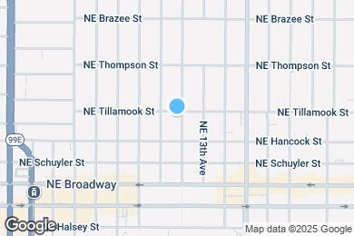 Map image of the property - 2017 NE 12th Ave