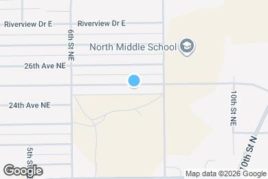 Map image of the property - 712 25th Ave NE